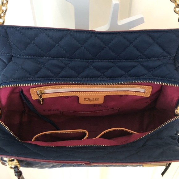 ⚡️sale⚡️ MZ Wallace Quilted Bag w/ Chain Detail - Picture 5 of 5